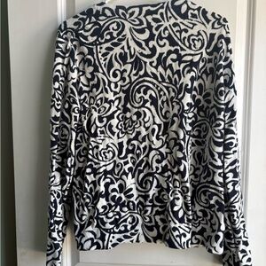 Tommy Hilfiger Black and White Knit Sweater